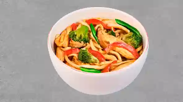 Страва Локшина Удон з куркою меню We Sushi Локшина Удон з куркою меню We Sushi
